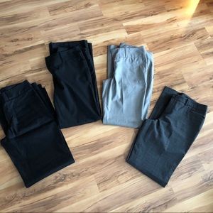 Women’s Bundle: Four Pairs Mossimo Dress Slacks
